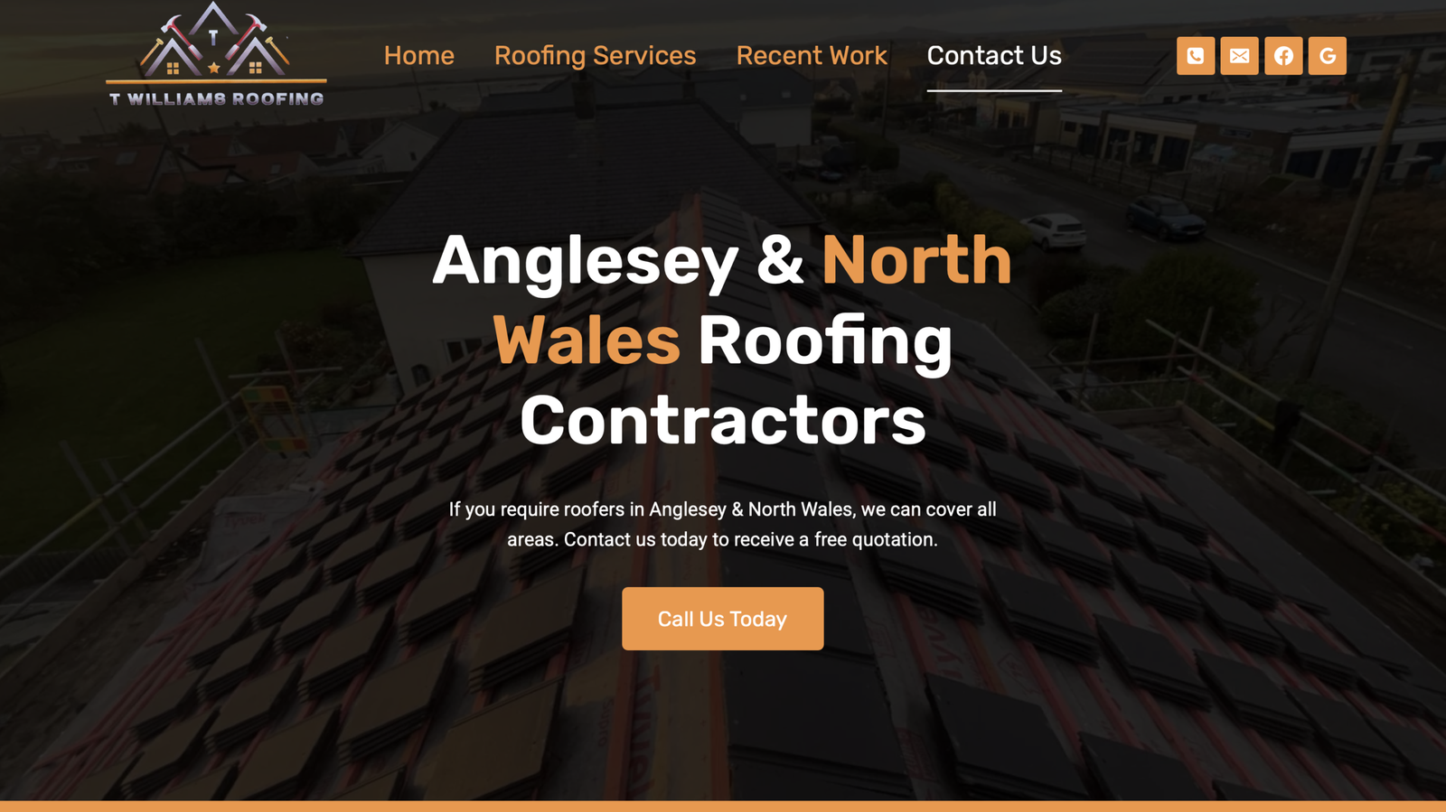 Roofing Website Design - Web Design for Roofers in the UK