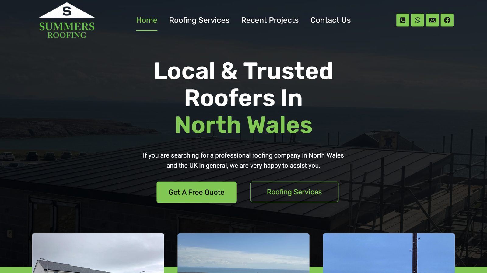 Roofing Website Design - Web Design for Roofers in the UK